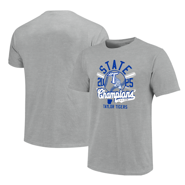 Taylor Tigers 2025 Baseball Champs Script Youth T-Shirt