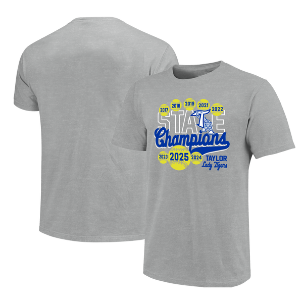 Taylor Tigers 2025 Softball Champs Stars Youth T-Shirt