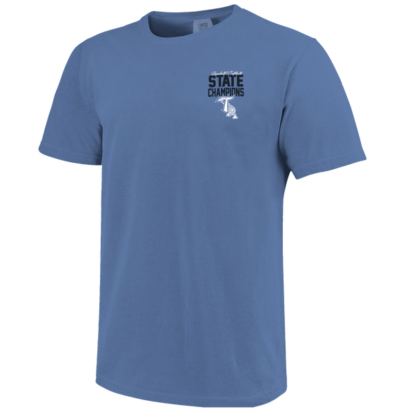 Taylor Tigers 2025 Double State Champions Short Sleeve Comfort Color T-Shirt