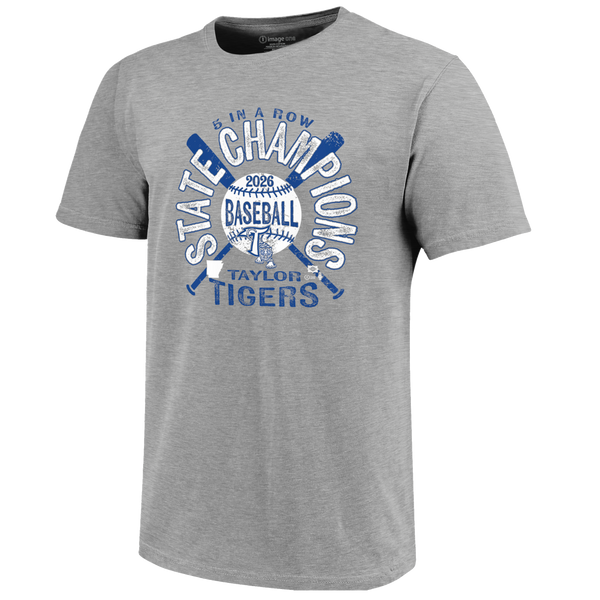 Taylor Tigers 2026 State Champs Baseball Youth T-Shirt