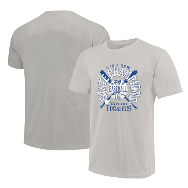 Taylor Tigers 2026 State Champs Baseball Short Sleeve T-Shirt