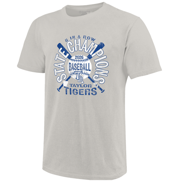 Taylor Tigers 2026 State Champs Baseball Short Sleeve T-Shirt
