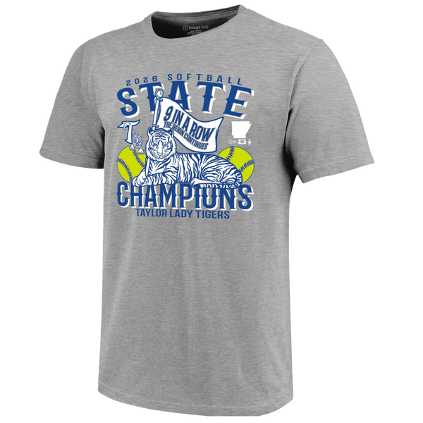 Taylor Tigers 2026 State Champs Softball Youth T-Shirt