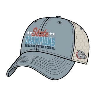 Tuckerman Lady Bulldogs 2026 State Champs Softball Hat