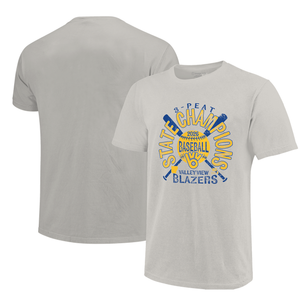 Valley View Blazers 2026 State Champs Baseball Short Sleeve T-Shirt