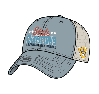 Valley View Blazers 2026 State Champs Baseball Hat