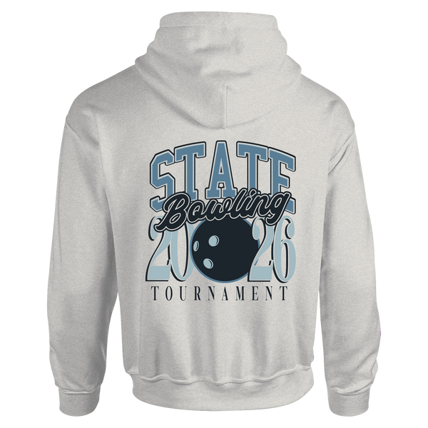 2026 State Bowling Long Sleeve Hooded Sweatshirt (SCE)