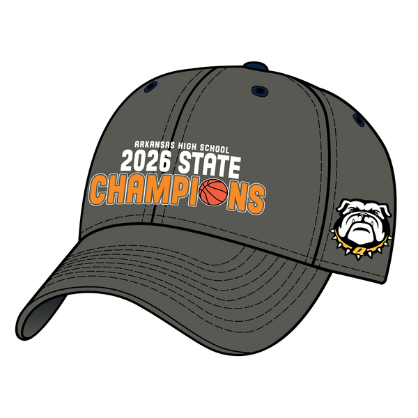 Quitman Bulldogs 2026 Girls Basketball State Champs Hat